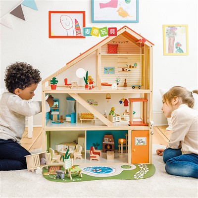 Дрвена 3 -слојна кухиња за подизање